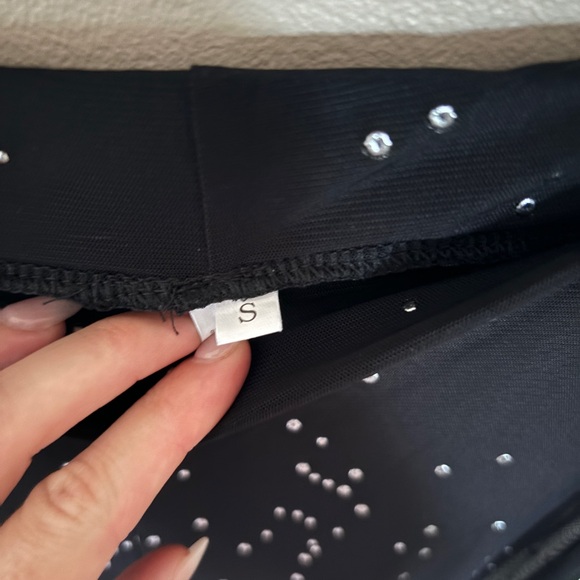 Small Women’s Mesh Pants with Sequins - Picture 3 of 3